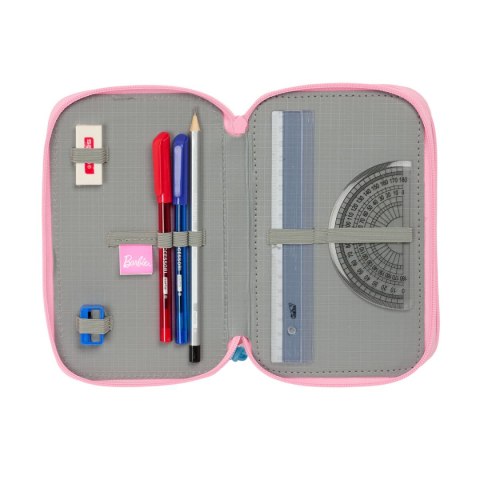 Etui szkolne z akcesoriami Barbie Painterly Różowy Błękitne niebo 12,5 x 19,5 x 5,5 cm 37 Części