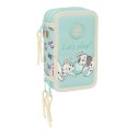 Etui szkolne z akcesoriami Disney Niebieski 12,5 x 19,5 x 5,5 cm 37 Części