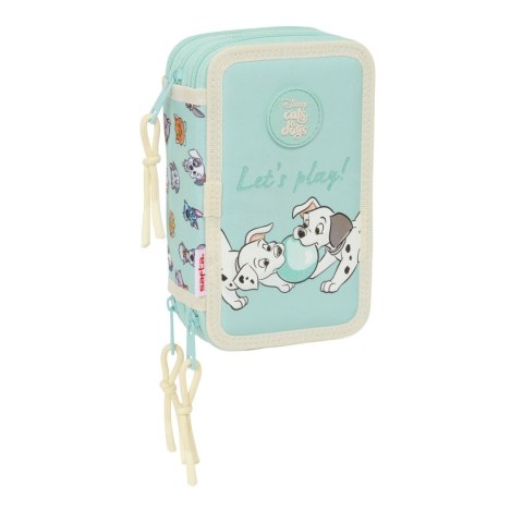 Etui szkolne z akcesoriami Disney Niebieski 12,5 x 19,5 x 5,5 cm 37 Części