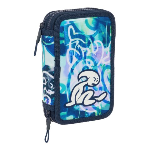 Etui szkolne z akcesoriami El Niño Kook Granatowy 12,5 x 19,5 x 4 cm 29 Części