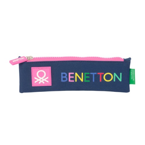 Piórnik Benetton Damero Granatowy 20 x 6 x 1 cm