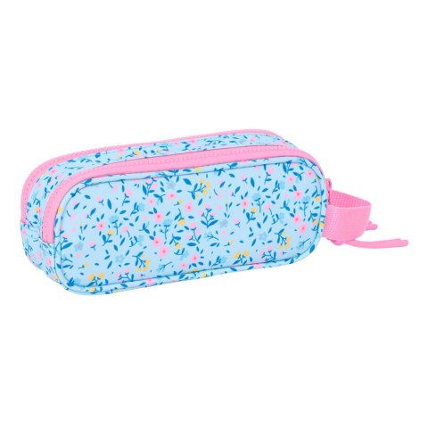 Piórnik Podwójny Vicky Martín Berrocal Paraíso Różowy Jasnoniebieski 21 x 8 x 6 cm