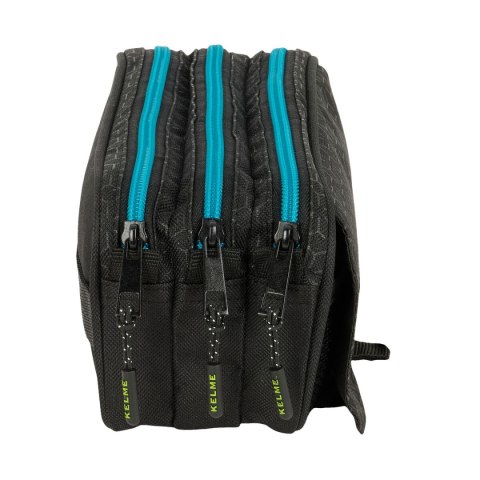 Piórnik Potrójny Kelme Iron Czarny 21,5 x 10 x 8 cm