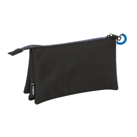 Piórnik Potrójny Kelme Jet black Czarny 22 x 12 x 3 cm