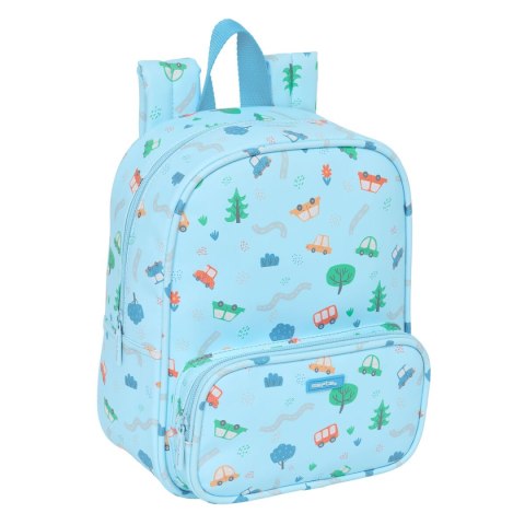 Plecak dziecięcy Safta Coches Niebieski 22 x 27 x 10 cm