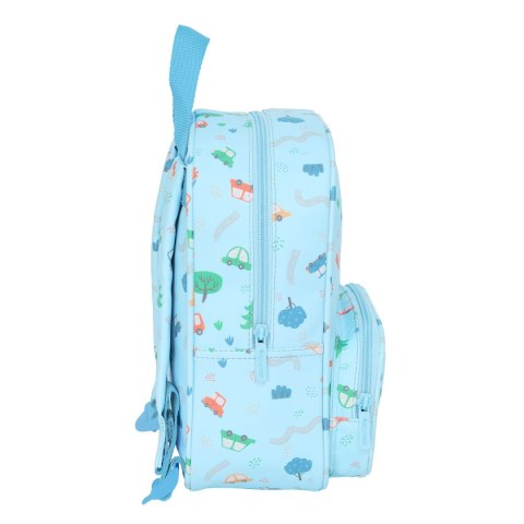 Plecak dziecięcy Safta Coches Niebieski 22 x 27 x 10 cm