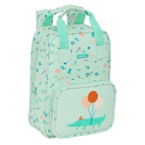 Plecak dziecięcy Safta Fiesta Kolor Zielony 20 x 28 x 8 cm