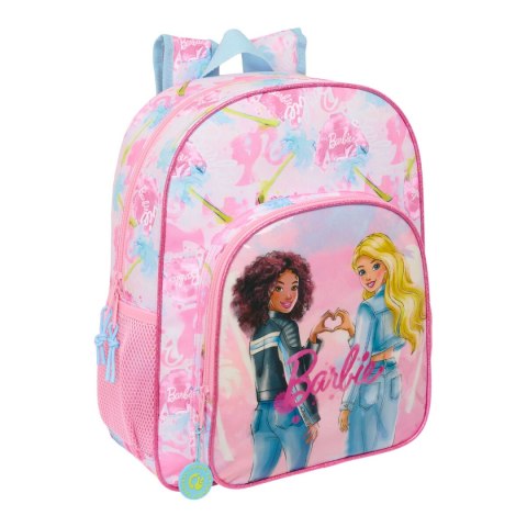 Plecak szkolny Barbie Painterly Różowy Błękitne niebo 32 x 38 x 12 cm