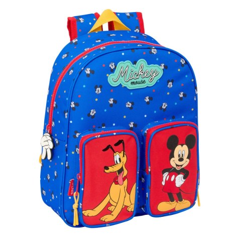 Plecak szkolny Mickey Mouse Clubhouse Good day Niebieski 28 x 34 x 10 cm
