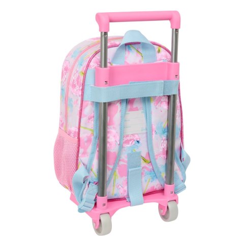 Torba szkolna z kółkami Barbie Painterly Różowy Błękitne niebo 26 x 11 x 67 cm 26 x 34 x 11 cm