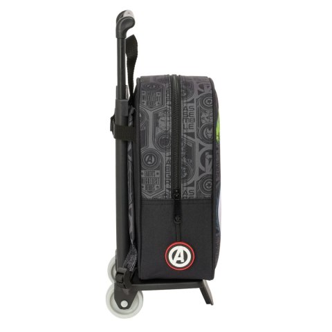 Torba szkolna z kółkami The Avengers Vendetta Czarny 22 x 27 x 10 cm