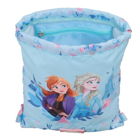 Worek na buty ze sznurkami Frozen Ice magic Niebieski 26 x 34 x 1 cm
