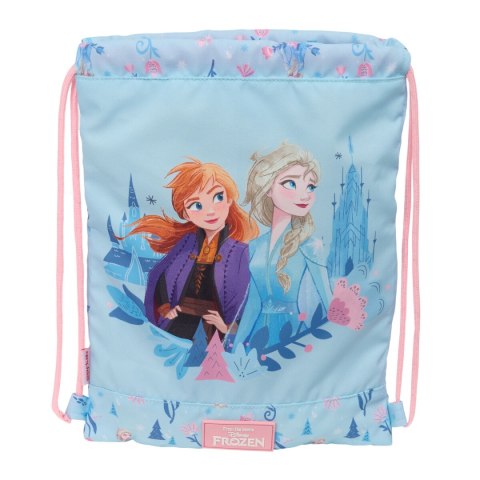 Worek na buty ze sznurkami Frozen Ice magic Niebieski 26 x 34 x 1 cm
