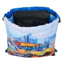 Worek na buty ze sznurkami Hot Wheels Let's race Niebieski Czarny 26 x 34 x 1 cm