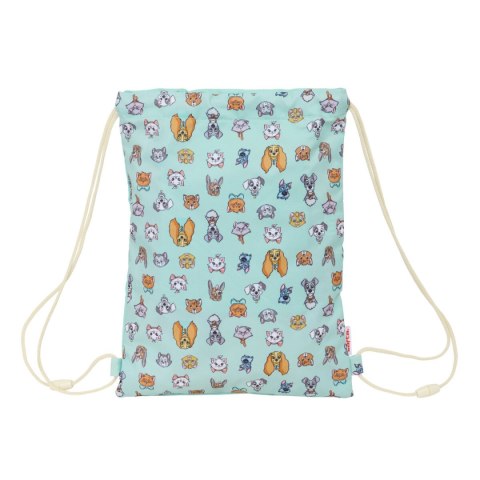 Worek na buty ze sznurkami Niebieski 26 x 34 x 1 cm