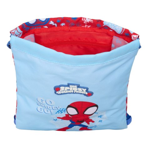 Worek na buty ze sznurkami Spider-Man Rescue Niebieski Czerwony 26 x 34 x 1 cm