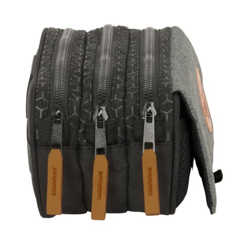 Piórnik BlackFit8 Old school Czarny Szary 21,5 x 10 x 8 cm