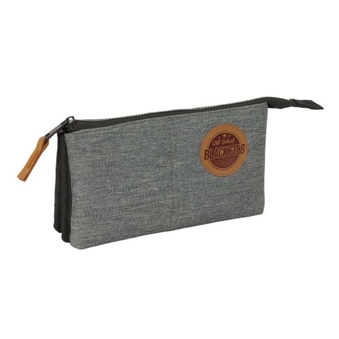 Piórnik BlackFit8 Old school Czarny Szary 22 x 12 x 3 cm