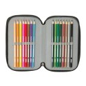 Piórnik potrójny Safta Urban style Niebieski Szary 12,5 x 19,5 x 5,5 cm 37 Części