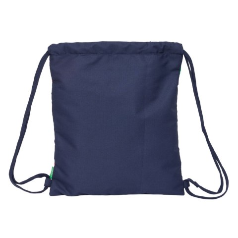 Worek na buty ze sznurkami Benetton Flag Granatowy 35 x 40 x 1 cm