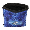 Worek na buty ze sznurkami El Niño Roller Niebieski Czarny 35 x 40 x 1 cm