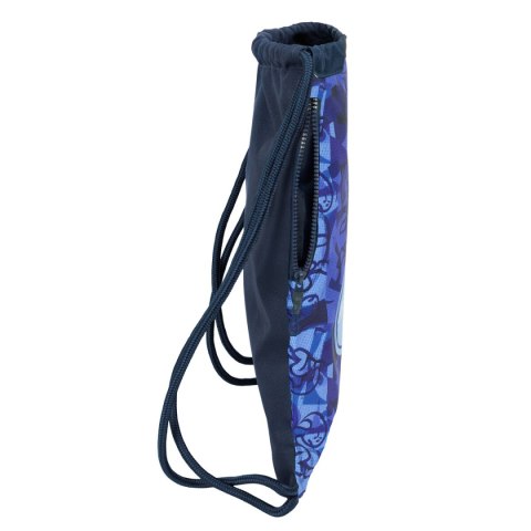 Worek na buty ze sznurkami El Niño Roller Niebieski Czarny 35 x 40 x 1 cm