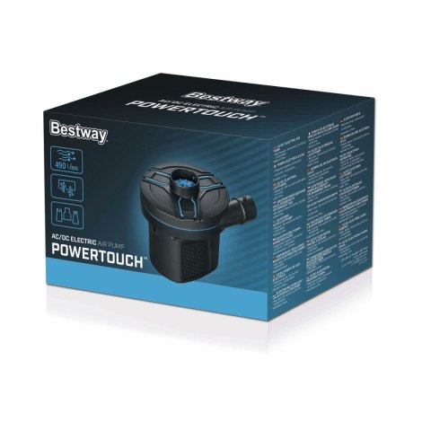 Bestway Pompa Elektryczna 11,3x10,1x10,7 cm 490 L/min Do Napełniania i Kempingu 62255