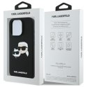 Karl Lagerfeld KLHMP16LSKCHPPLK iPhone16 Pro 6.3" czarny/black hardcase Silicone Double Heads Print MagSafe