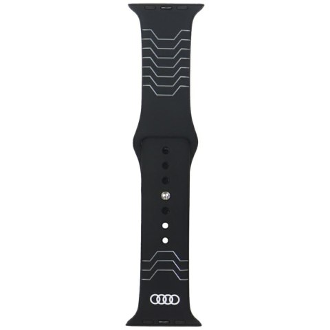 Pasek Audi Geometric Pattern Silicone Watch Strap do Apple Watch 44/45/46/49mm czarny