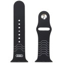 Pasek Audi Geometric Pattern Silicone Watch Strap do Apple Watch 44/45/46/49mm czarny