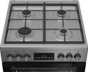 Kuchnia gazowo-elektryczna BEKO FBM62330GXTN | 60 cm | termoobieg | grill | inox