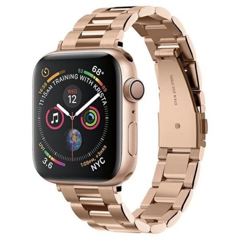 Spigen Modern Fit Band Apple Watch 1/2/3 /4/5/6/7/SE/SE 3 38/40/41mm różowo-złoty/rose-gold 061MP25944