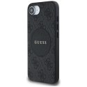 Etui Guess 4G Circle Classic Logo MagSafe do iPhone 16e czarny