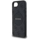 Etui Guess 4G Circle Classic Logo MagSafe do iPhone 16e czarny