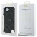 Etui Guess 4G Circle Classic Logo MagSafe do iPhone 16e czarny