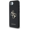 Etui Guess Grained Big 4G Logo Small Classic Logo do iPhone 16e / 17e czarny