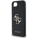 Etui Guess Grained Big 4G Logo Small Classic Logo do iPhone 16e / 17e czarny