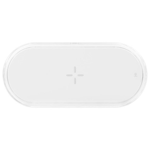 Proove Lampka nocna Multicolor Glow LED RGB 1200mAh 5W z ład. indukcyją 15W biały/white