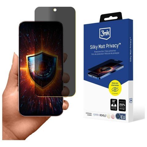 Folia prywatyzująca 3MK Silky Matt Privacy do Google Pixel 9 Pro XL