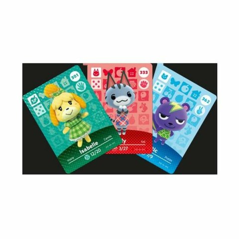 Interaktywna zabawka Nintendo amiibo Animal Crossing Cards - Series 4 Pack 3 Części 3 Sztuk