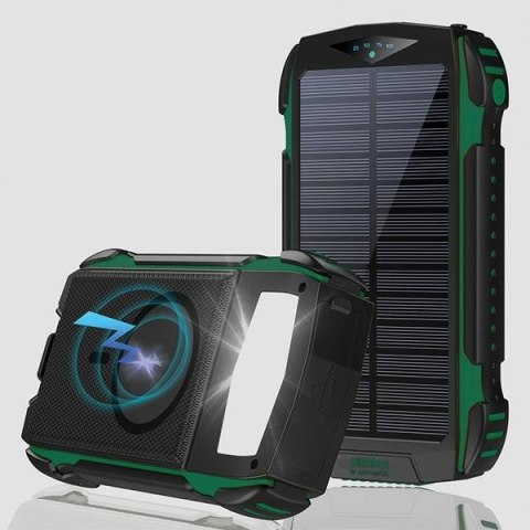 4smarts Powerbank Solarny TitanPackRugged UltiMag 20000mAh zielony/green 540244