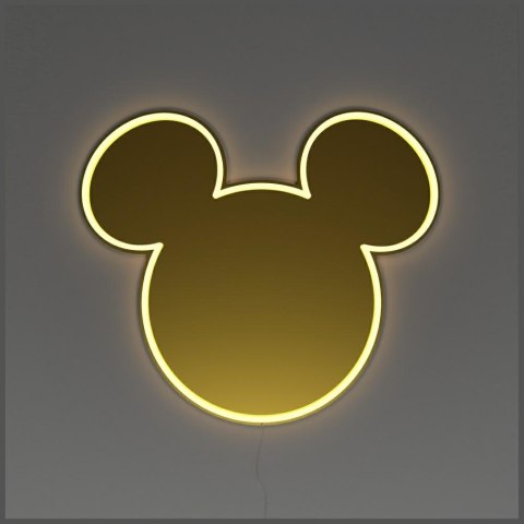 Neon Yellowpop Disney Mickey Mirror złoty
