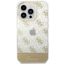 Guess GUHCP14XHG4MHG iPhone 14 Pro Max6,7" złoty/gold hardcase 4G Pattern Script