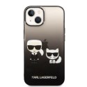 Karl Lagerfeld KLHCP14STGKCK iPhone 14 / 15 / 13 6,1" hardcase czarny/black Gradient Ikonik Karl & Choupette