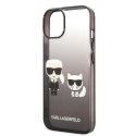 Karl Lagerfeld KLHCP14STGKCK iPhone 14 / 15 / 13 6,1" hardcase czarny/black Gradient Ikonik Karl & Choupette