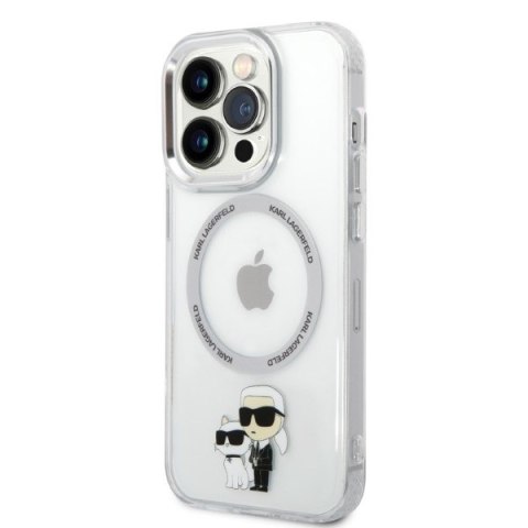 Karl Lagerfeld KLHMP14XHNKCIT iPhone 14Pro Max 6,7" hardcase transparent Iconic Karl&Choupette Magsafe