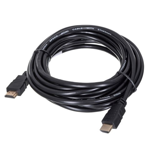 Kabel Lanberg CCS CA-HDMI-11CC-0050-BK (HDMI M - HDMI M; 5m; kolor czarny)