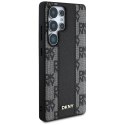 Etui DKNY Leather Checkered Pattern MagSafe do Samsung Galaxy S25 Ultra czarny
