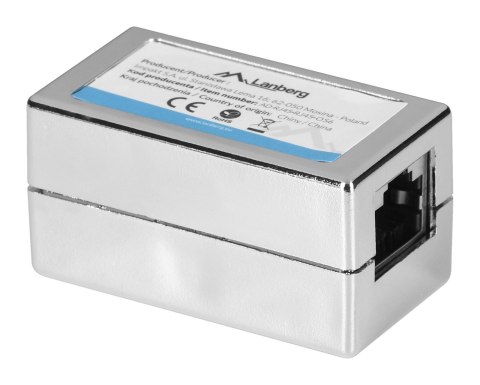 LANBERG ZŁĄCZKA SIECIOWA PRZELOTKA 2X RJ45 KAT.6 FTP AD-RJ45-RJ45-OS6