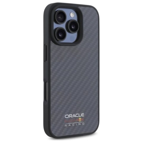 Red Bull RBHMP16X24CFILSK iPhone 16 Pro Max 6.9" hardcase czarny/black Carbon Fiber Shiny Logo MagSafe